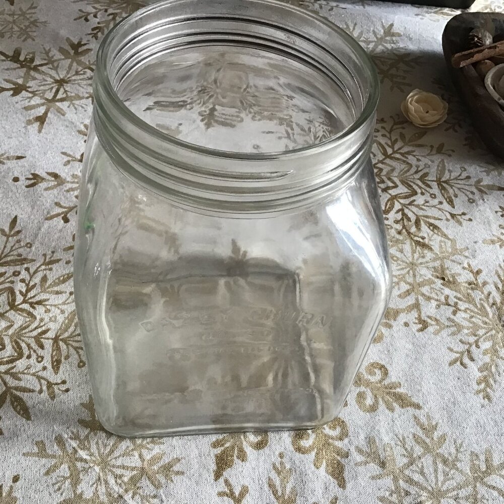 Antique Dazey 1 Gallon Glass Butter Churn Base No. 40 - Vintage Glass Churn -